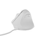 Natec Vertical Mouse Crake 2 Pro 12800DPI Optical White
