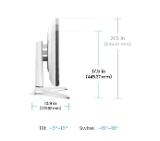BenQ MOBIUZ EX271Q 27", IPS, 180Hz, 1ms, 2560x1440 2K QHD, HDR400, Gaming Monitor, Color Vibrance, Light Tuner, FreeSync Premium, KVM, Console Mode, B.I.+, LBL, 400 nits, 1000:1, HDMI, DP, USB C wDP alt. 65W PD, Speaker 2.5W x2,  6kg. WHITE