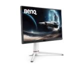 BenQ MOBIUZ EX271Q 27", IPS, 180Hz, 1ms, 2560x1440 2K QHD, HDR400, Gaming Monitor, Color Vibrance, Light Tuner, FreeSync Premium, KVM, Console Mode, B.I.+, LBL, 400 nits, 1000:1, HDMI, DP, USB C wDP alt. 65W PD, Speaker 2.5W x2,  6kg. WHITE