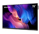 Hisense IDB 75 4K",  400 nit, 5000:1, 6.5ms, 60Hz, w/o camera, Tempered glass, anti-glare, Android 14, Google Integration, OPS slot, 40 touch points, Dolby Atmos, wall mount bracket, VESA 800x400
