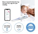 Beurer OT 20 BasalControl Basic - Ovulation thermometer; Suitable for oral & vaginal measurements; Can be disinfected, Waterproof, Measuring time: Up to 3 minutes