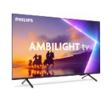 Philips 50PUS8510/12, 50" 4K Ultra HD QLED, 3840x2160p, DVB-T/T2/T2-HD/C/S/S2, 60Hz, Ambilight 3, Pixel Precise UHD, 90% DCI, HDR+, Titan OS, Dolby Atmos, Dolby Digital, VRR, 3*HDMI, 2*USB, 802.11ac, 20W RMS, Black