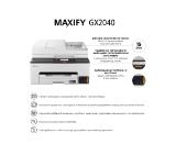 Canon MAXIFY GX2040 All-In-One, White&Black + Canon GI-45 BK