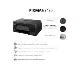 Canon PIXMA G3430 All-In-One, Black + Canon GI-41 BK