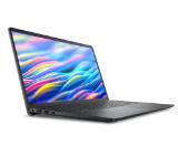 Dell 15 DC15250, Intel Core i5-1334U (10 cores, up to 4.60 GHz), 15.6" FHD (1920x1080) 120Hz WVA AG, 16GB, 16GBx1, DDR4, 2666 MT/s, 512GB M.2 PCIe NVMe, Intel UHD Graphics, HD RGB cam, Wi-Fi 6, Win 11 pro, Bulgarian kbd, Carbon Black (Plastic), 3Y PS