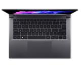 Acer Swift X 14, SFX14-71G-75L8, Intel Core i7-13700H(3.70GHz up to 5.00GHz, 24MB),14.5" 2.8K OLED (2880x1800) 120Hz, 16GB DDR5, 1024 GB NVMe SSD,RTX 4050 6GB GDDR6,  FHD Cam,WiFi 6E, BT 5.1, Micro SD card,Backlit Kbd, Win 11 Home , Steel Gray