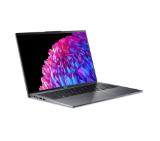 Acer Swift Go 16, SFG16-72-73WT,Intel Core Ultra 7 155U(up to 4.80GHz, 12MB), 16" 3.2K OLED (3200x2000) 120Hz, 32 GB LPDDR5X on board, 1000GB  NVMe SSD,Intel Graphics,QHD Cam, WiFi 6E, BT 5.3, Micro SD card,Backlit Kbd, Win 11 Home, Steel Gray