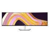 Dell U4924DW, 49" Curved  Dual QHD, IPS AG, UltraSharp, 5ms, 2000:1, 350 cd/m2, 5120 x 1440, 100% sRGB, HDMI, DP, USB-C hub, RJ45, PD 90W, Speakers, Audio line-out, Height Adjustable, Swivel, Tilt, Black