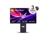 LG 27GS85Q-B, 27", UltraGear QHD Nano IPS, 1ms, AG, UHD 4K (3840x2160), Dual-Mode (4K 240Hz ? FHD 480Hz), HDR 600, DCI-P3 99%, 2000:1, 450cd/m2, DCI-P3 98%, USB3.0 (1up/2down), AMD Free-sync, NVIDIA G-Sync, HDMI, DisplayPort, Height, Tilt, Pivot, Swivel