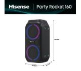 Hisense Party speaker 2.0 Ch., 160W, BT, 12h play, Black