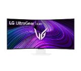 LG 39GX90SA-W, 39", OLED UltraGear 21:9 Curved Smart, IPS 0.03 ms, WQHD (3440x1440), 240Hz, HDR 10, 1500000:1, 250 cd/m2, DCI-P3 98.5%, USB 3.0, VRR, Free-sync, G-Sync, USB-C, PD 65W, HDMI, DP, PBP, Speakers, LG Switch, Height, Swivel, Tilt, White