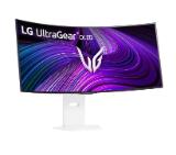LG 39GX90SA-W, 39", OLED UltraGear 21:9 Curved Smart, IPS 0.03 ms, WQHD (3440x1440), 240Hz, HDR 10, 1500000:1, 250 cd/m2, DCI-P3 98.5%, USB 3.0, VRR, Free-sync, G-Sync, USB-C, PD 65W, HDMI, DP, PBP, Speakers, LG Switch, Height, Swivel, Tilt, White