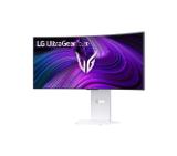 LG 34GX90SA-W, 34", OLED UltraGear 21:9 Curved Smart, IPS 0.03 ms, WQHD (3440x1440), 240Hz, HDR 10, 1500000:1, 250 cd/m2, DCI-P3 98.5%, USB 3.0, VRR, Free-sync, G-Sync, USB-C, PD 65W, HDMI, DP, PBP, Speakers, LG Switch, Height, Swivel, Tilt, White