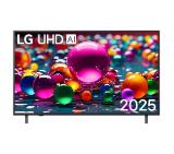 LG 50UA75006LA, 50" 4K UltraHD TV 4K (3840x2160), DVB-T2/C/S2, webOS 25 Smart, ThinQ AI, Alpha 7 AI, WiFi, HDR10 pro, HLG, ALLM/HGiG, 4K Upscaling, AI Sound pro, Multiple View, HDMI eARC, LAN, USB, Bluetooth, Google Cast, 2 Pole Stand, Black