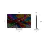 LG 65QNED93A6A, 65" 4K HDR Smart QNED TV MiniLED, 3840x2160, 120Hz Native (VRR 165Hz), DVB-T2/C/S2, AI Alpha 8, HDR 10 PRO, webOS 24, ThinQ AI, WiFi, FreeSync Compatible, VRR, AI Upscaling, Google Cast, Virtual 9.1.2 Up-mix, Bluetooth, Hdmi, Multi View