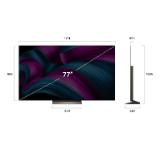 LG OLED77C51LA, 75" UHD OLED evo, 4K (3840 x 2160), DVB-C/T2/S2, Full Cinema Screnn, Alpha 9 AI 4K Gen8, 120Hz Native (VRR 144Hz), ThinQ AI, HDR10, VRR, NVIDIA G-SYNC, AMD FreeSync, Dolby Vision, Dolby Atmos, Wi-Fi 6, Bluetooth, HDMI, USB, Airplay 2, IC