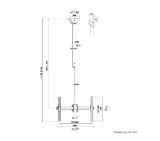 Neomounts Flat Screen Ceiling Mount (Height: 106-156 cm)