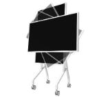 Neomounts Move Go Flip Rotational Mobile Floor Stand for Samsung Flip 55" en 65" (fast install, height adjustable)