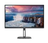 AOC Q27V5N/BK, 27" VA WLED, 2560x1440@75Hz, 4ms GtG, 300cd m/2, 4000:1, 20M:1 DCR, Adaptive Sync, FlickerFree, Low Blue Light, 3Wx2, Tilt, Height Adjust, Pivot, Swivel, 2xHDMI, 2xDP