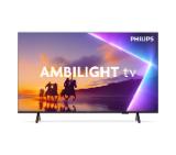 Philips 43PUS8510/12, 43" 4K Ultra HD QLED, 3840x2160p, DVB-T/T2/T2-HD/C/S/S2, 60Hz, Ambilight 3, Pixel Precise UHD, 90% DCI, HDR+, Titan OS, Dolby Atmos, Dolby Digital, VRR, 3*HDMI, 2*USB, 802.11ac, 20W RMS, Black