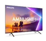Philips 43PUS8510/12, 43" 4K Ultra HD QLED, 3840x2160p, DVB-T/T2/T2-HD/C/S/S2, 60Hz, Ambilight 3, Pixel Precise UHD, 90% DCI, HDR+, Titan OS, Dolby Atmos, Dolby Digital, VRR, 3*HDMI, 2*USB, 802.11ac, 20W RMS, Black