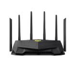 Asus Gaming Wireless TUF Router AX6000, Dual-Band, Quad-Core 2.0GHz CPU, 256MB/512MB Flash/RAM, 2.5G dual-port, AiProtection Pro, Adaptive QoS, VPN Fusion, IPTV, OFDMA, MU-MIMO, Beamforming, Link Aggregation, Port forwarding, AiM, Black