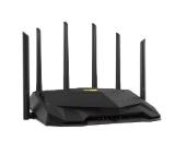Asus Gaming Wireless TUF Router AX6000, Dual-Band, Quad-Core 2.0GHz CPU, 256MB/512MB Flash/RAM, 2.5G dual-port, AiProtection Pro, Adaptive QoS, VPN Fusion, IPTV, OFDMA, MU-MIMO, Beamforming, Link Aggregation, Port forwarding, AiM, Black