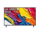 LG 55QNED82A3B, 55" 4K QNED HDR Smart TV, 3840x2160, DVB-T2/C/S2, ?7 AI Processor, HDR10 / HLG, webOS 25 ThinQ, VRR / ALLM / HGiG, 4K Upscaling, WiFi 5, Voice Controll, Bluetooth 5.1, AirPlay 2, LAN, CI, HDMI, SPDIF, Google Cast, 2 pole Stand