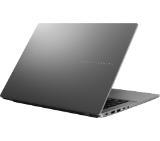 Asus Vivobook S M3407KA-SF030,AMD Ryzen 5 AI,14.0 OLED WUXGA(WU) 1920X1200 16:10 Bend+300nits Glare DCI-P3:95% Glare 60 Hz,16GB DDR5 (on BD),1TB SSD,Backlit Chiclet Keyboard with Num-key, No OS, Matt Grey, AI PC +Backpack