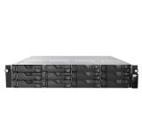 Asustor AS7212RDX, 2U 12-bay NAS, AMD Ryze 7 Pro 7745 Octa-Core 3.8GHz (up to 5.3GHz), 16GB ECC DDR5-4800 UDIMM (Max. 192GB),12 x SATA3 6Gb/s; 3.5"/2.5" HDD/SSD,1x M.2 NVMe slot (PCIe Gen5 x4), 2x GLAN 2x 10GLAN (10G/1G), Redundant 550W, Rail Kit, Black