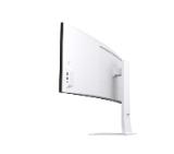 LG 49U950A-W, 49" 32:9 Curved UltraWide Dual QHD 5K 5120x1440 NANO IPS 1ms MBR, 144 Hz, 5ms, 400 cd/m2, 1000:1, HDR400, DCI-P3 98%,  USB Type-C, PD 90W, FreeSync, G-SYNC, PIP, 2 PBP, HDMI, DisplayPort, Speacer 2ch 10W, Tilt, Height, Swivel, Tiltan