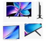 Hisense 43" E7Q Pro, 4K Ultra HD 3840x2160, QLED, Quantum Dot, 144Hz, HDR 10+ adaptive, HLG, Dolby Vision, DTS Virtual X, Smart TV, WiFi 5GHz, WiFi Direct, BT, Anyview Cast, 3xHDMI, 2xUSB, LAN, CI+, DVB-T2/C/S2, Black