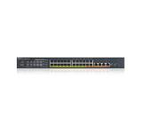 ZyXEL XMG1930-30HP, 24-port 2.5GbE Smart Managed Layer 2 PoE 700W 22xPoE+/8xPoE++ Switch with 4 10GbE and 2 SFP+ Uplink