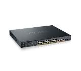 ZyXEL XMG1930-30HP, 24-port 2.5GbE Smart Managed Layer 2 PoE 700W 22xPoE+/8xPoE++ Switch with 4 10GbE and 2 SFP+ Uplink