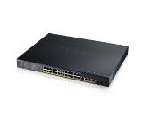 ZyXEL XMG1930-30HP, 24-port 2.5GbE Smart Managed Layer 2 PoE 700W 22xPoE+/8xPoE++ Switch with 4 10GbE and 2 SFP+ Uplink