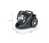 Rowenta RO7961EA Silence Force Cyclonic Effitech, Green, 500W, 2L, 59dB, parquet, upholstery, mini turbo