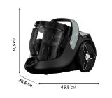 Rowenta RO7C32EA Green Force Cyclonic Effitech 500W, crevice, sofa, parquet