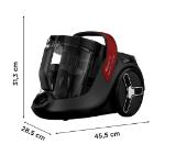 Rowenta RO7B13EA Green Force Cyclonic Max 900W, crevice, sofa