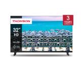 Thomson 32"HD Easy TV; 1366 x 768 (HD), DLED, 60 Hz, DVB-T/T2/C/S/S2,HDMI 3 (1.4), USB 2 (2.0), S/PDIF 1x coaxial, AV IN, Hotel mode, Side Feet, Black