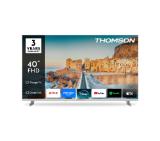 Thomson 40" FHD Google TV; 1920 x 1080 (FHD), DLED, 60 Hz, HDR10, Dolby Audio, Google Cast, DVB-T/T2/C/S/S2, Wi-Fi, Bluetooth, LAN, HDMI 3 (1.4), USB 2 (2.0), Hotel mode, Side Feet, Black