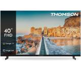 Thomson 40" FHD Google TV; 1920 x 1080 (FHD), DLED, 60 Hz, HDR10, Dolby Audio, Google Cast, DVB-T/T2/C/S/S2, Wi-Fi, Bluetooth, LAN, HDMI 3 (1.4), USB 2 (2.0), Hotel mode, Side Feet, Black