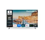 Thomson 40" FHD Google TV; 1920 x 1080 (FHD), DLED, 60 Hz, HDR10, Dolby Audio, Google Cast, DVB-T/T2/C/S/S2, Wi-Fi, Bluetooth, LAN, HDMI 3 (1.4), USB 2 (2.0), Hotel mode, Side Feet, White