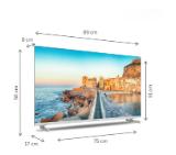 Thomson 40" FHD Google TV; 1920 x 1080 (FHD), DLED, 60 Hz, HDR10, Dolby Audio, Google Cast, DVB-T/T2/C/S/S2, Wi-Fi, Bluetooth, LAN, HDMI 3 (1.4), USB 2 (2.0), Hotel mode, Side Feet, White