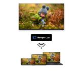 Thomson 55" QLED Google TV; 3840 x 2160 (4K UHD), QLED, 60 Hz, DVB-T/T2/C/S/S2, HDR10, Wi-Fi, Bluetooth, LAN, HDMI 2 (2.0) + 2 (2.1), USB 2 (2.0) + 1 (3.0), Side Feet, Dark gray