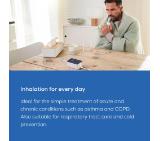 Beurer IH 15 Nebuliser, Using DC compressor compressed-air technology, Compact and lightweight, Extensive Yearpack incl., Mains-powered with USB-C cable