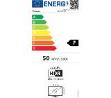 Thomson 43" UHD Google TV; 3840 x 2160 (4K UHD), 5000:1, DLED, 60 Hz, Dolby Audio, Google Cast, DVB-T/T2/C/S/S2, HDR10,  Wi-Fi, Bluetooth, LAN, HDMI 2 (2.0) + 2 (2.1), USB 2 (2.0) + 1 (3.0), AV IN, Side Feet, Black