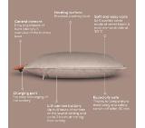 Beurer HK 77 Heaty smokey-taupe;lithium-ion battery; Soft velvet cushion cover machine-washable at 30°C; 3 temperature settings; Fast heating; BSS; 45(L)x45(W) cm