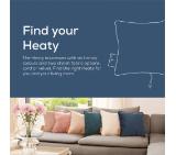 Beurer HK 77 Heaty obsidian-blue; lithium-ion battery; Soft velvet cushion cover machine-washable at 30°C; 3 temperature settings; Fast heating; BSS; 45(L)x45(W) cm