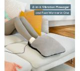 Beurer FM 28 Compact foot massager 2 in 1: Vibration massager and foot warmer; 3 programs; Operation via USB-C cable; up to size 43; auto switch-off after 20 min