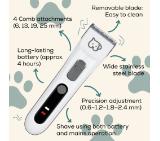 Beurer PP 110 Fluffy Professional grooming for dogs and cats;individually adjustable cutting lengths and extra-long battery life;Quiet motor;Wide stainless steel blade